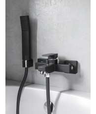 Baterie cada - dus Ferro Zicco Black, fara accesorii