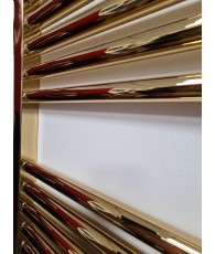Radiator portprosop HAITI gold 500/ 1200, robineti cu prindere in pex inclusi