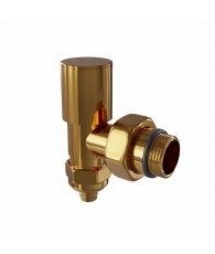 Radiator portprosop HAITI gold 500/ 1200, robineti cu prindere in pex inclusi