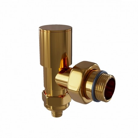 Radiator portprosop HAITI gold 500/ 1200, robineti cu prindere in pex inclusi