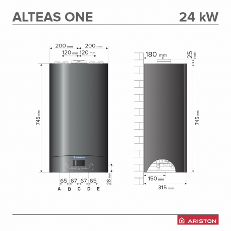 Centrala Ariston Alteas One Plus Net 24