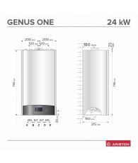 Centrala Ariston Genus One Plus 24 kW