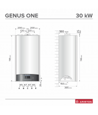 Centrala Ariston Genus One  Plus WiFi 30 kW