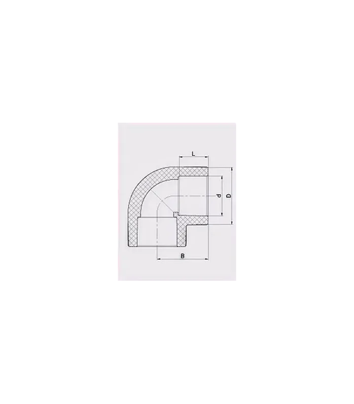Cot PPR 90 grade, 20 mm