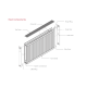 Radiator Airfel 22/600/1200, panou din otel