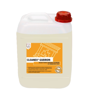 CLEANEX GUDRON - Solutie pentru curatarea cazanelor cu combustibil solid, 5kg - 4.9L/canistra