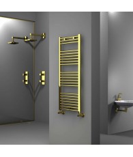 Radiator portprosop HAITI gold 600/ 1200, robineti cu prindere in pex inclusi