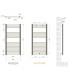 Radiator portprosop HAITI negru mat 500/ 1000