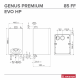 Centrala termica murala in condensare Ariston Genus Premium EVO HP 85 EU