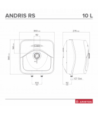 Boiler electric Ariston Andris RS 10 EU