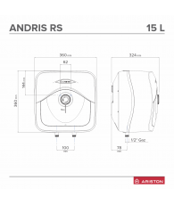 Boiler electric Ariston Andris RS 15 EU