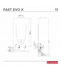 Incalzitor de apa instant Ariston FAST EVO X ONT 11 GN EU