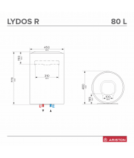 Boiler electric Ariston LYDOS R 80V 1,8K EU