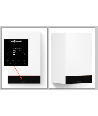 Centrala termica Viessmann Vitodens 100-W (B1HF), 25 kW, doar incalzire, condensare, touch screen, interfata WiFi