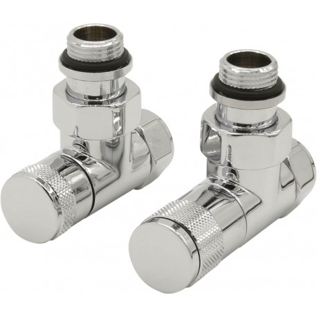 Robinet tur si retur din otel inox, in dotarea standard a radiatorului Stile