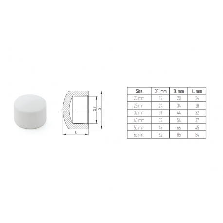 RTP Capac ppr Ø 20