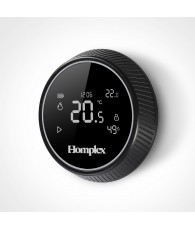 Termostat de ambient programabil, cu control prin internet NX1, negru